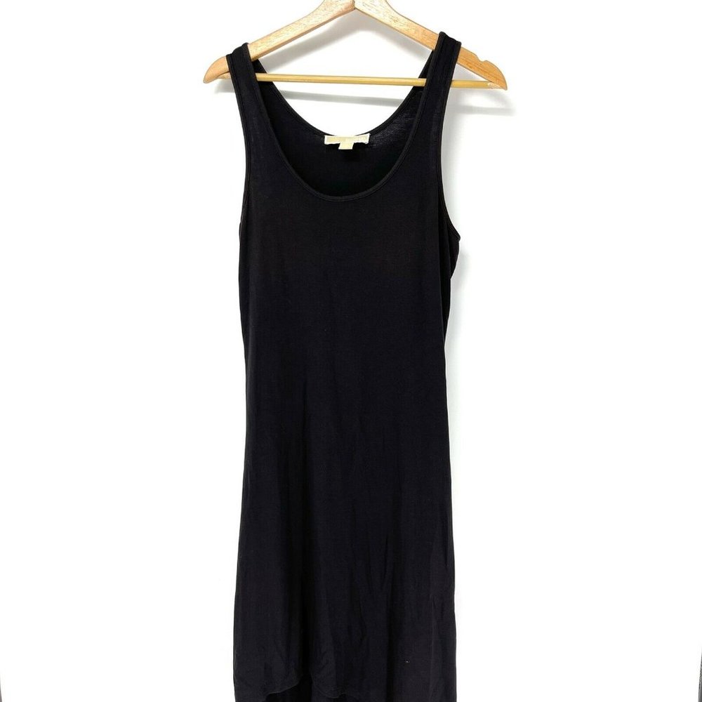 Size Medium Michael Kors Solid Black Relaxed Dress - image 1
